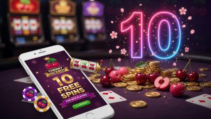 Cherry Jackpots 10 Freispiele Überraschung für neue Spieler