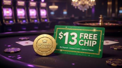 Enthüllung des 13 $ Gratis-Chip-Angebots von Uptown Pokies