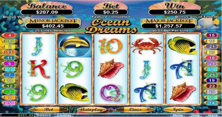 Ocean Dreams Slot - Going from Zero to 1000 times the Bet