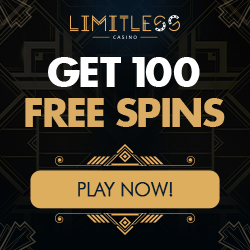 100 Free spins at Limitless Casino