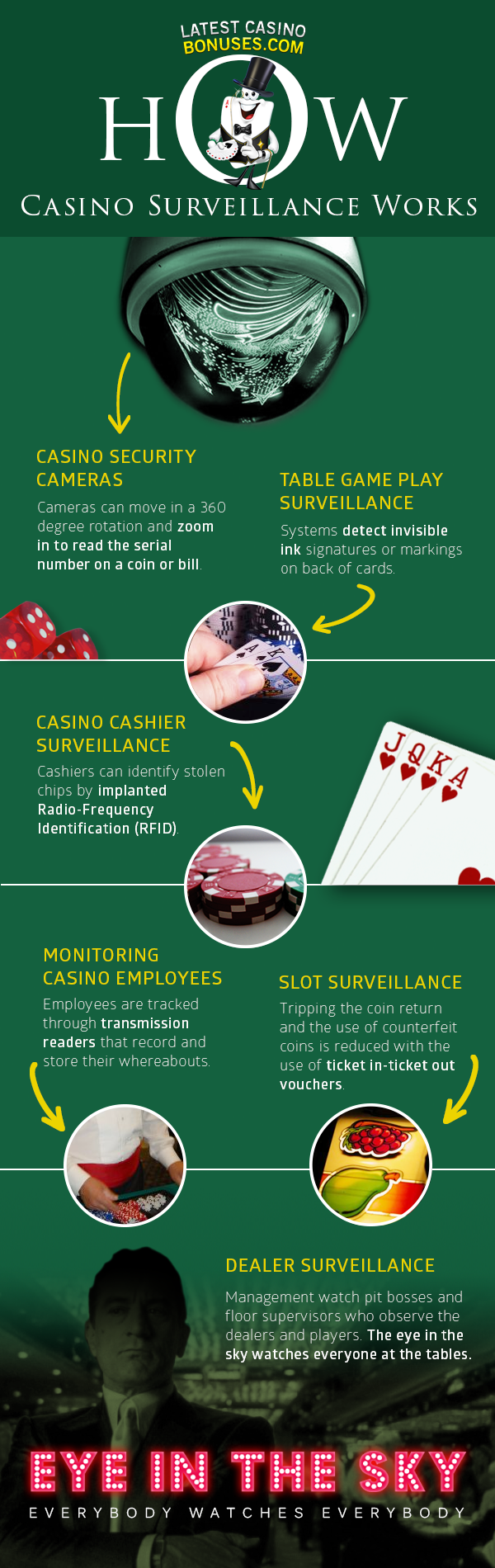 Casino Surveillance Infographic