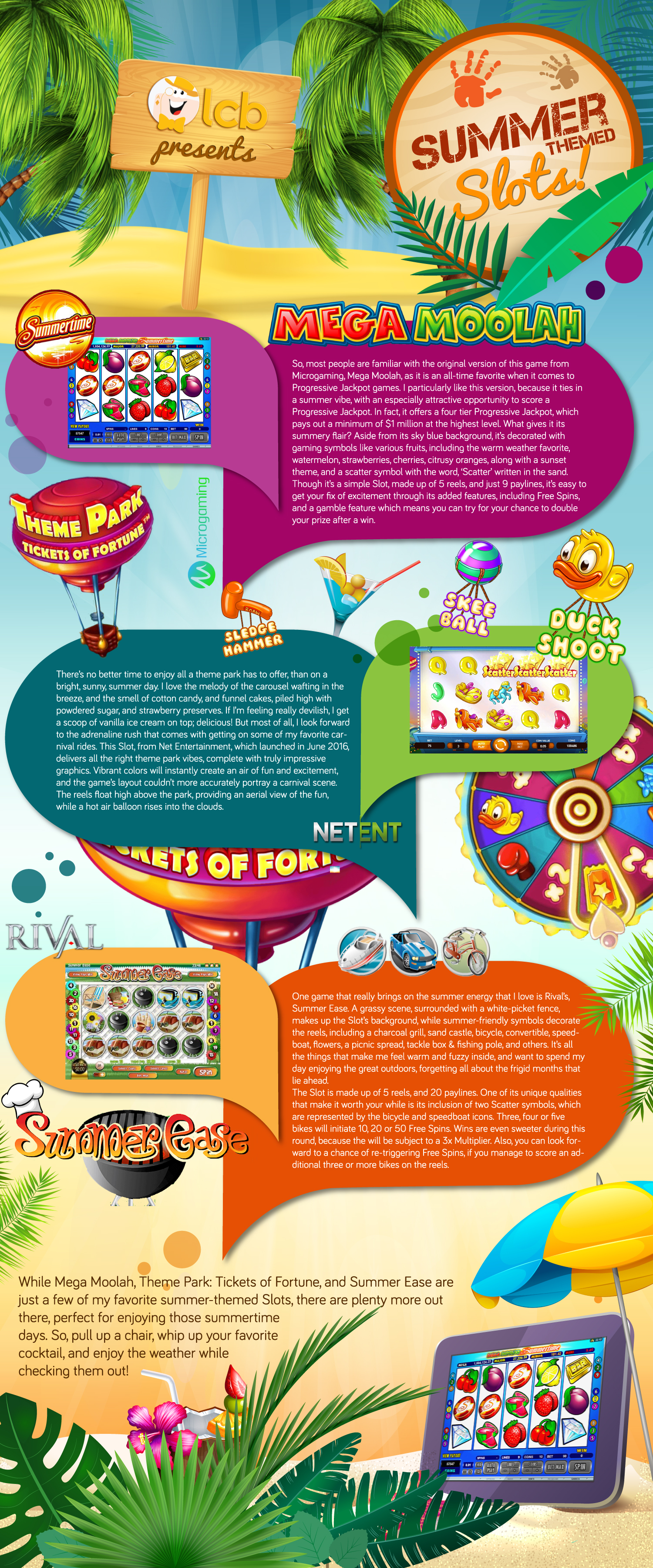 summer slots infographic