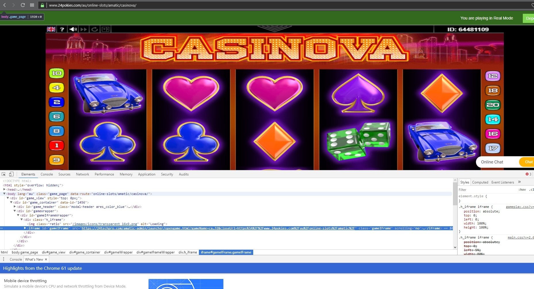 24 Pokies Casino