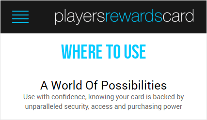 Players Rewards Card Rewards