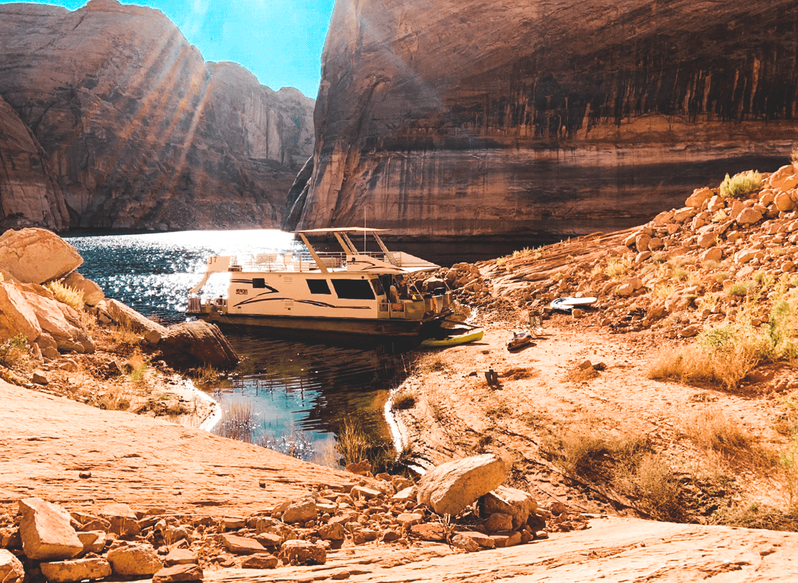 Camping spot night 4 - back in Iceberg Canyon