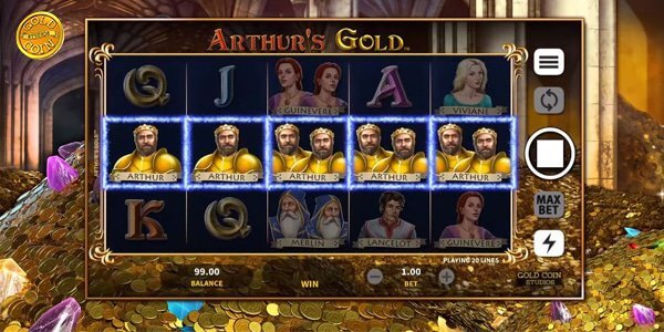 Arthur's Gold van Gold Coin Studios_gokkastenpagina