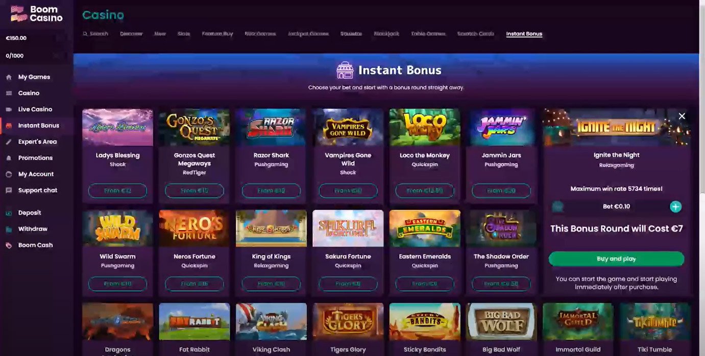 boom-casino-ignite-feature-buy