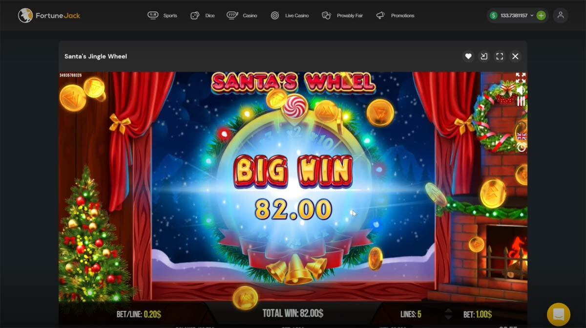 winst_op_santa’s_jingle_wheel_fortunejack_casino