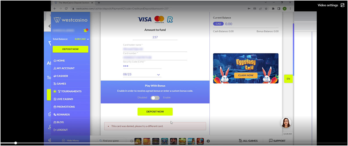 west_casino_denied_deposit