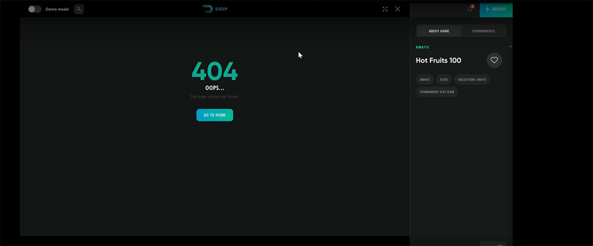 Drip-casino-error-in-game