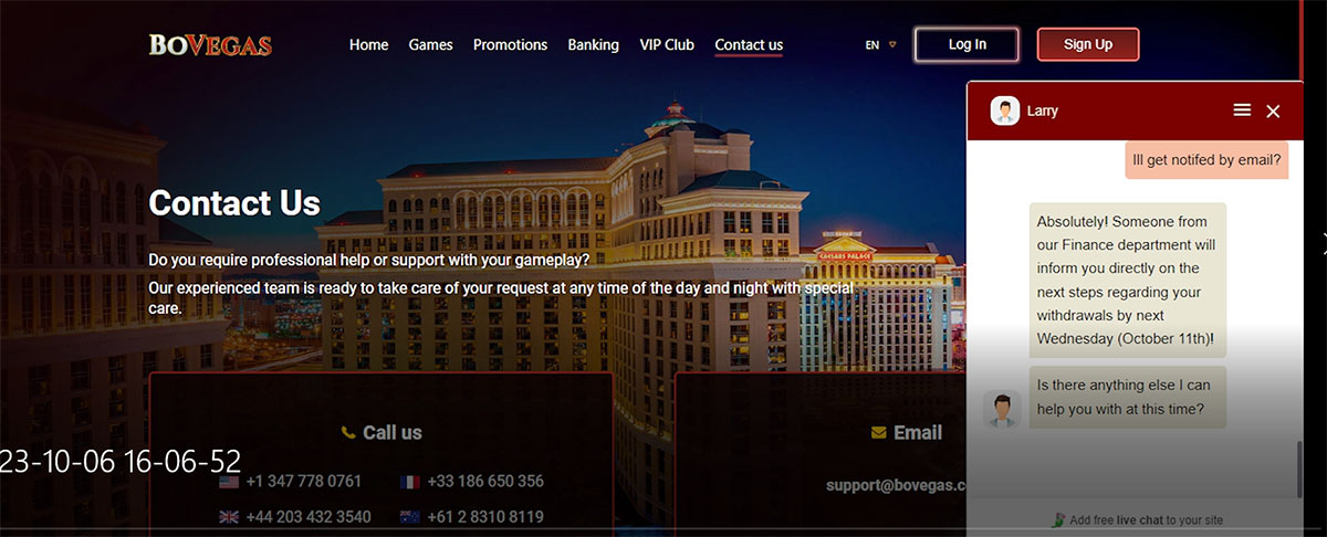 BoVegas-casino-verification-until-october-11
