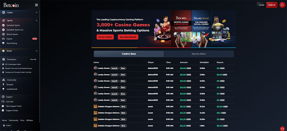 betcoin-casino-main-page
