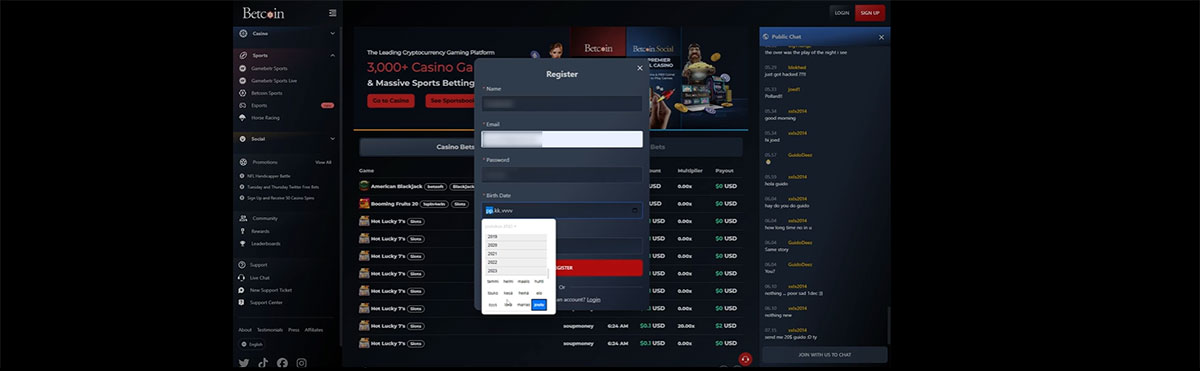 betcoin-casino-registration-form