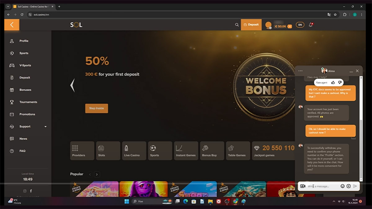 pusulabet casino live chat