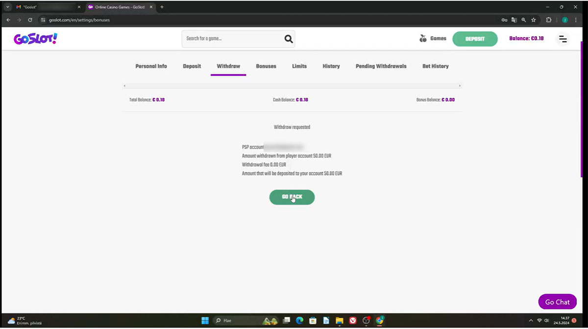 GoSlot!-Casino-withdrawal-request-