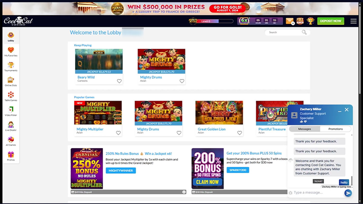 Cool-Cat-casino-live-chat-human-agent