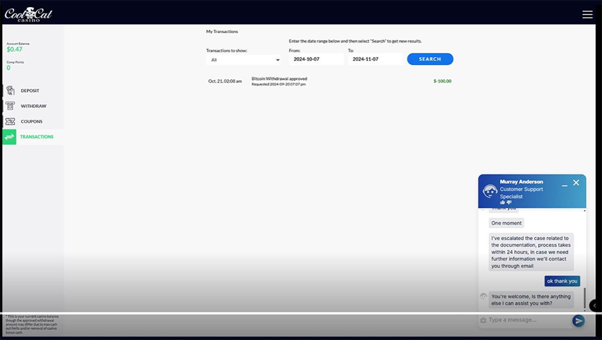 Cool-Cat-casino-should-be-finished-in-24-hours
