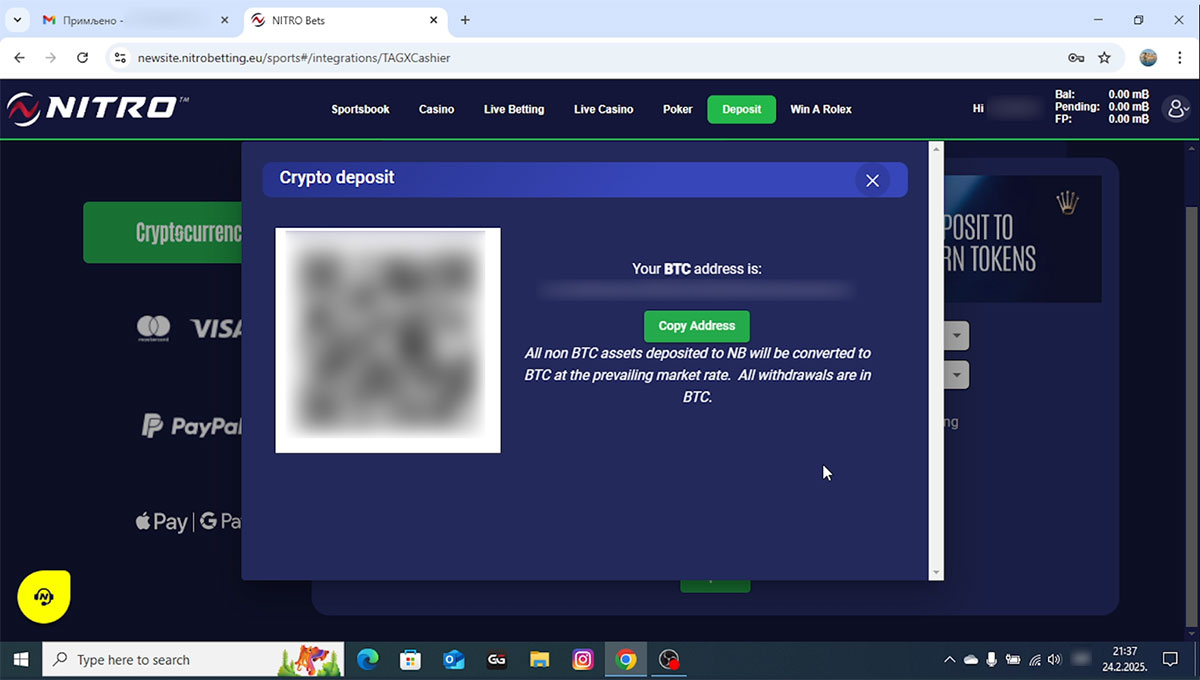 Nitrobetting-casino-deposit-notification