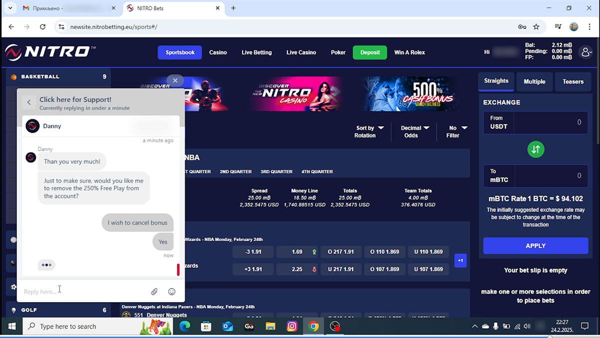 Nitrobetting-casino-cancel-bonus-via-live-chat