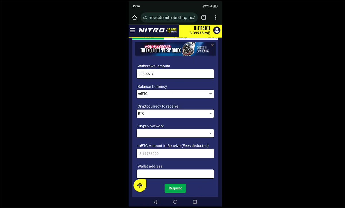 Nitrobetting-casino-withdrawal-amount