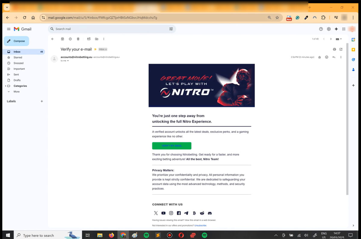 Unlicensed Nitrobetting Casino Tested Twice in March 2025!