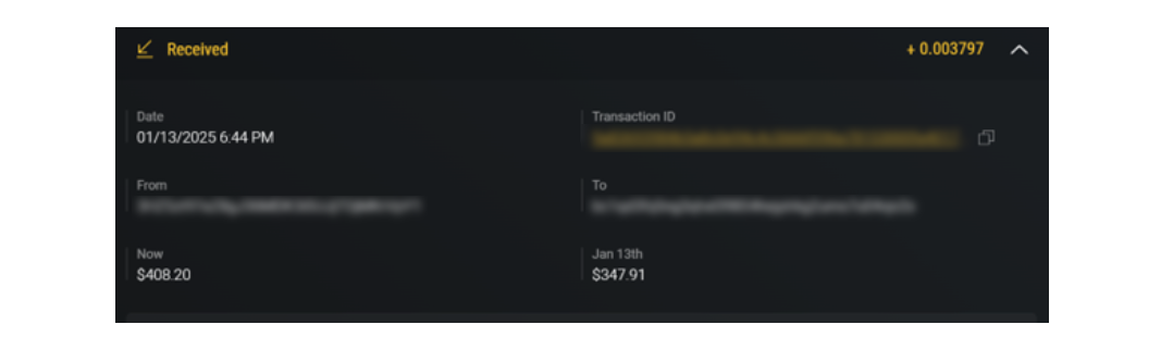 Chancer Casino withdrawal in BTC