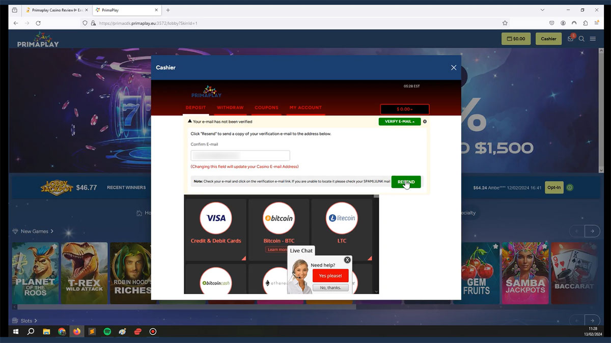 Primaplay-casino-mail-verified