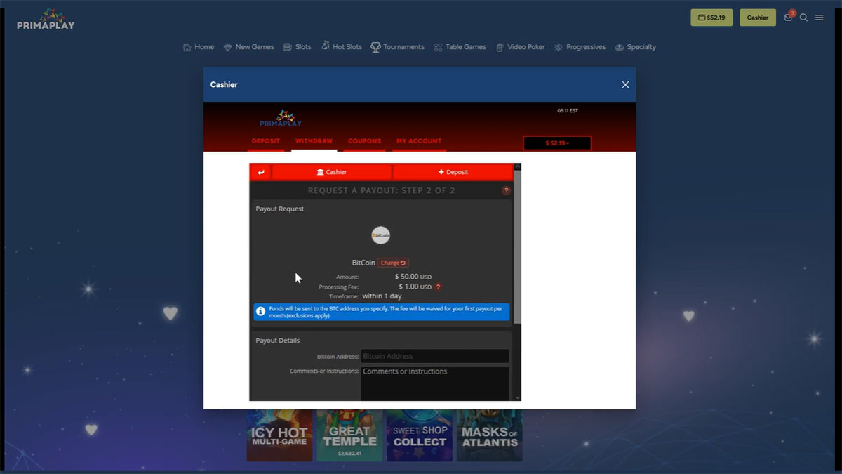 Primaplay-casino-withdrawal-amount