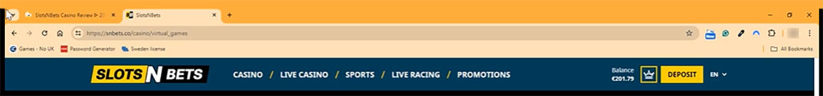 SlotsnBets-Casino-starting-balance