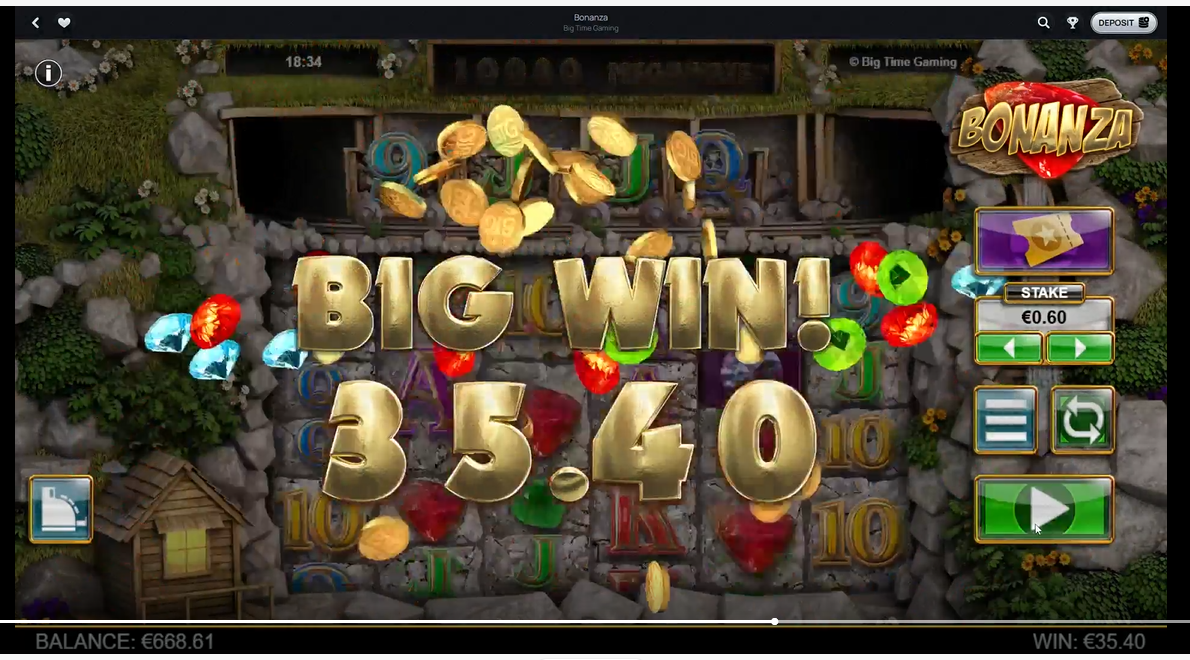 Casinova casino eur 35 40 win