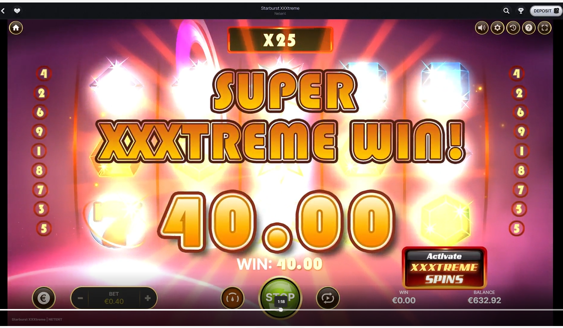 Casinova casino super xxxtreme win 40