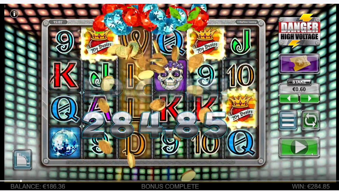 Neon54 Casino win 284