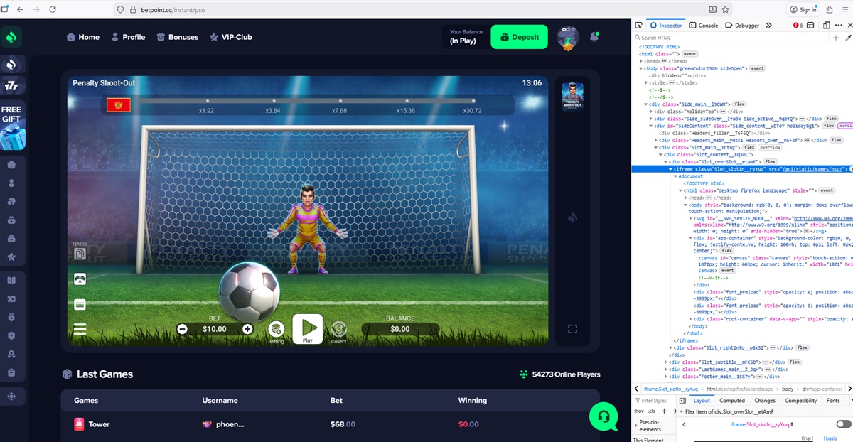 Schermata di gioco di una slot machine con interfaccia moderna su Betpoint